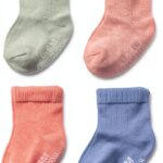 GoldBug Baby Socks Non-Slip Grips Thermal Waffle Knit-0
