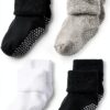 EPEIUS Baby Socks Non-Skid Grippers Combed Cotton Blend-4
